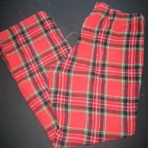 Red Plaid Pajama Pants